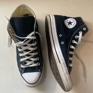 Converse Black and White High-Top Sneakers
